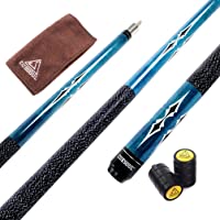 Los mejores  - CUESOUL 58 Pulgadas 19 Oz Medio Articulado de Arce de Billar Pool Cue